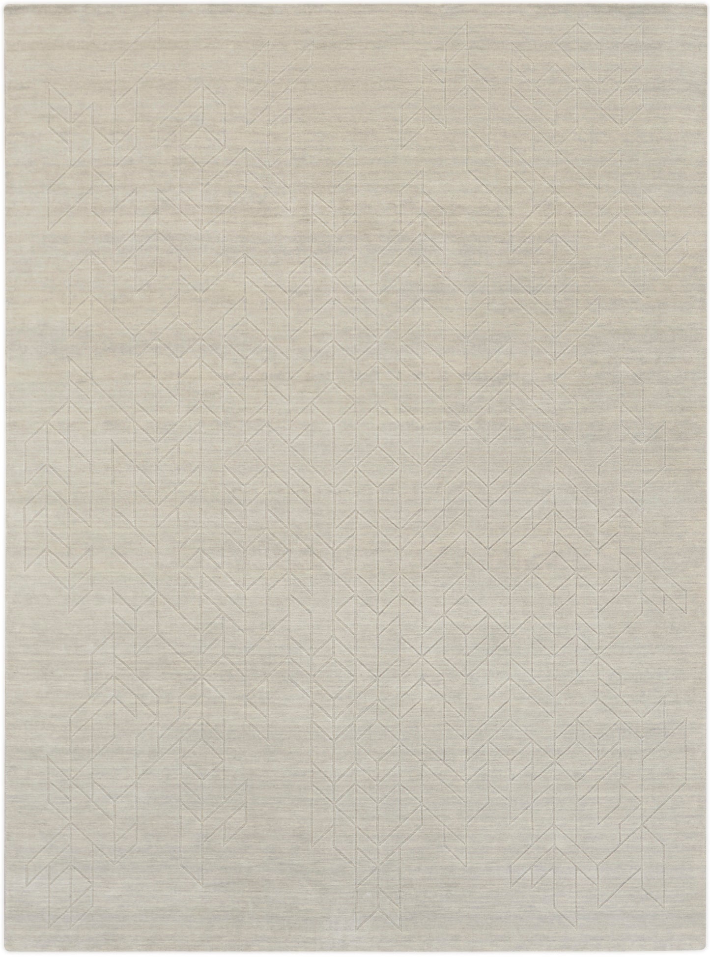 Nourison Home Alessia ALE01 Sage Contemporary Hand Knotted Rug