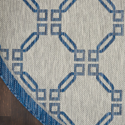 Nourison Home Country Side  Ivory Blue  Transitional