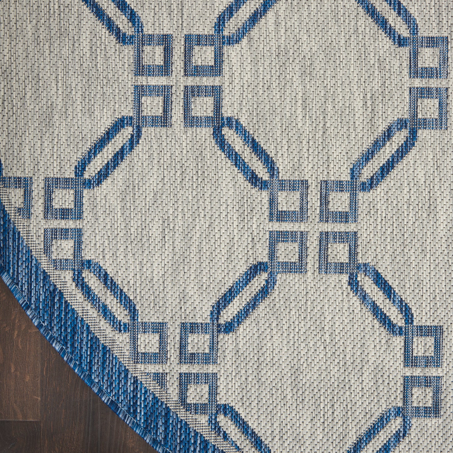 Nourison Home Country Side  Ivory Blue  Transitional