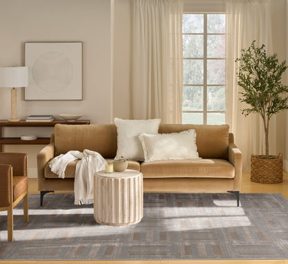 Nourison Home Nordic  Grey Multicolor  Contemporary