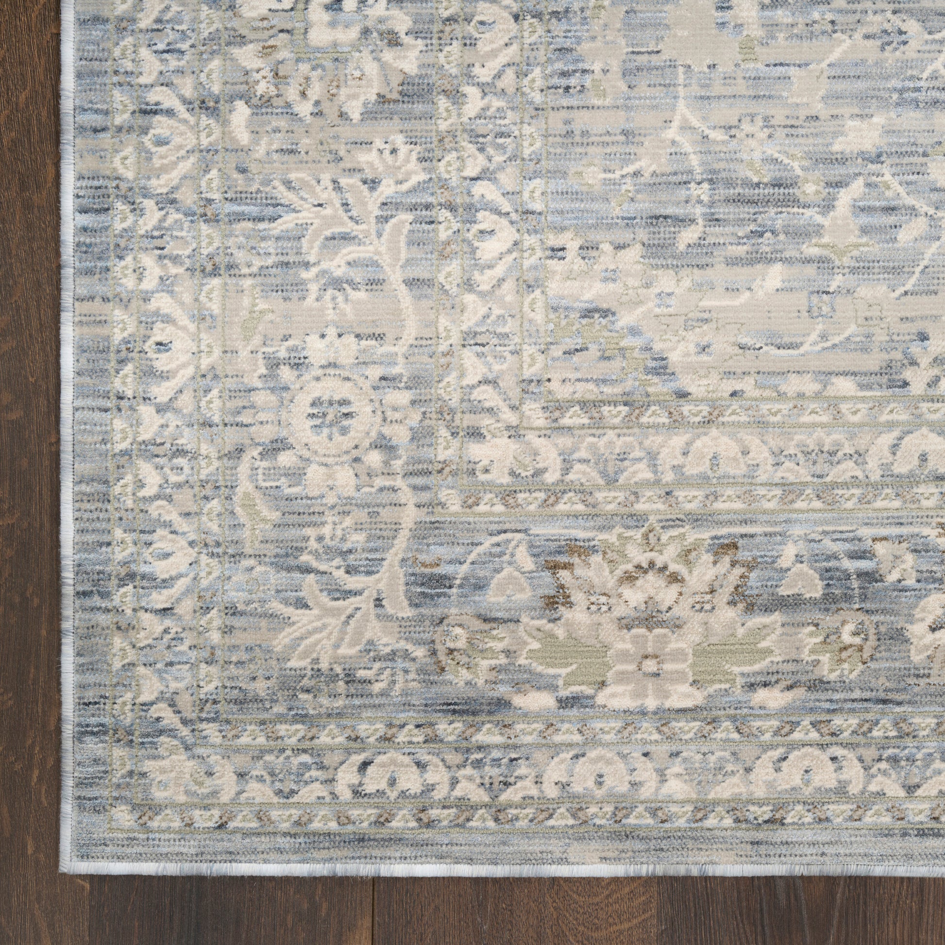 Nourison Home Soft Mist  Light Blue  Traditional