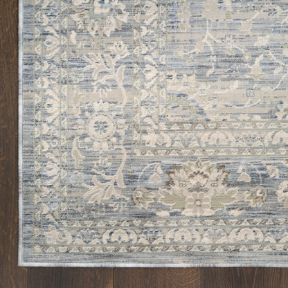 Nourison Home Soft Mist  Light Blue  Traditional