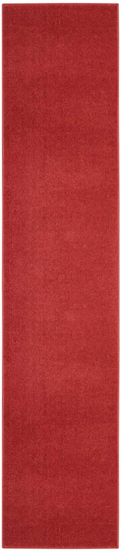 Nourison Home Nourison Essentials NRE01 Brick Red Contemporary Power-loomed Rug