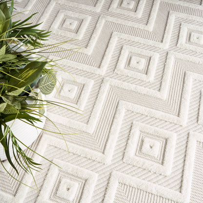 Nourison Home Versatile  Ivory White  Contemporary