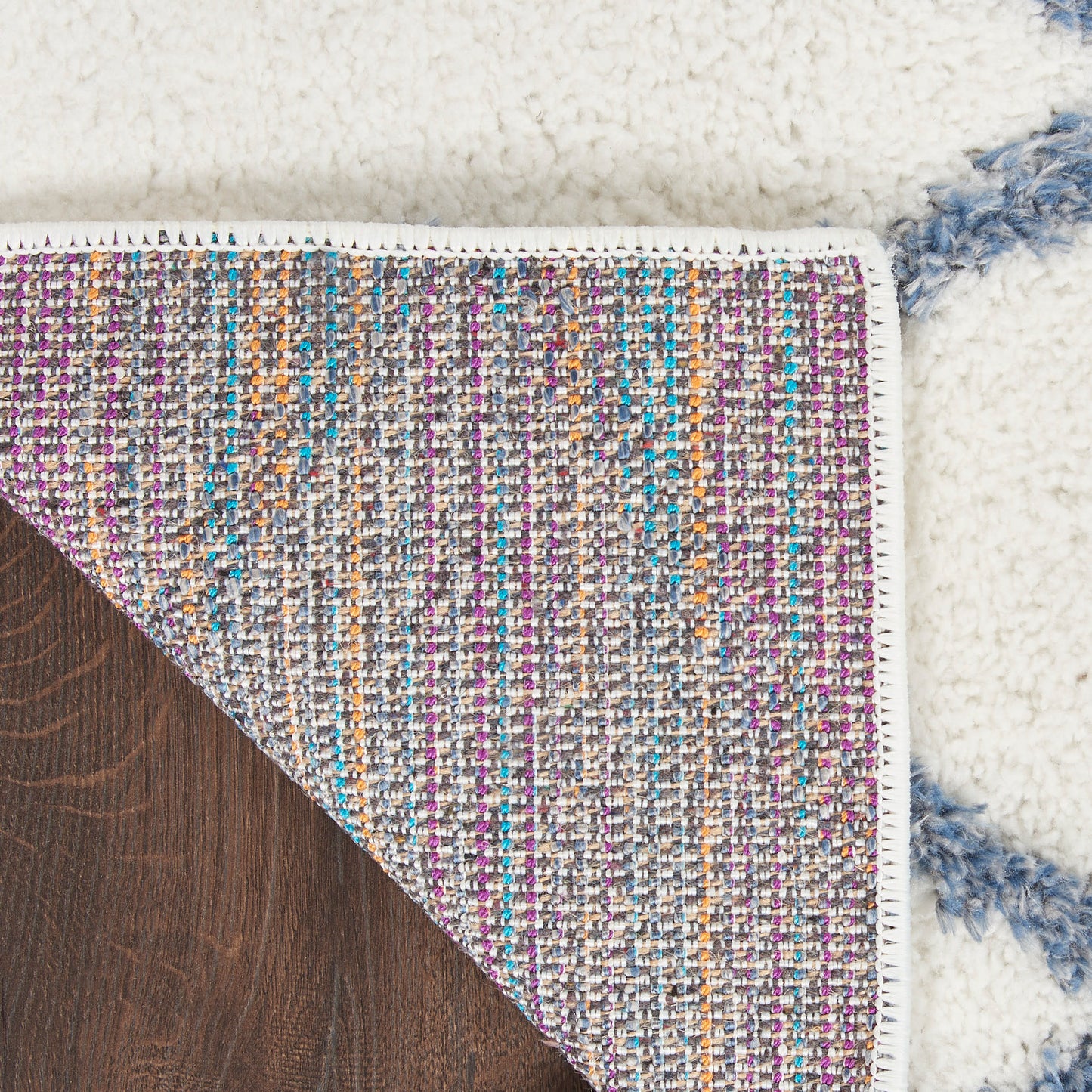 Nourison Home Feather Soft  Ivory Blue  Contemporary