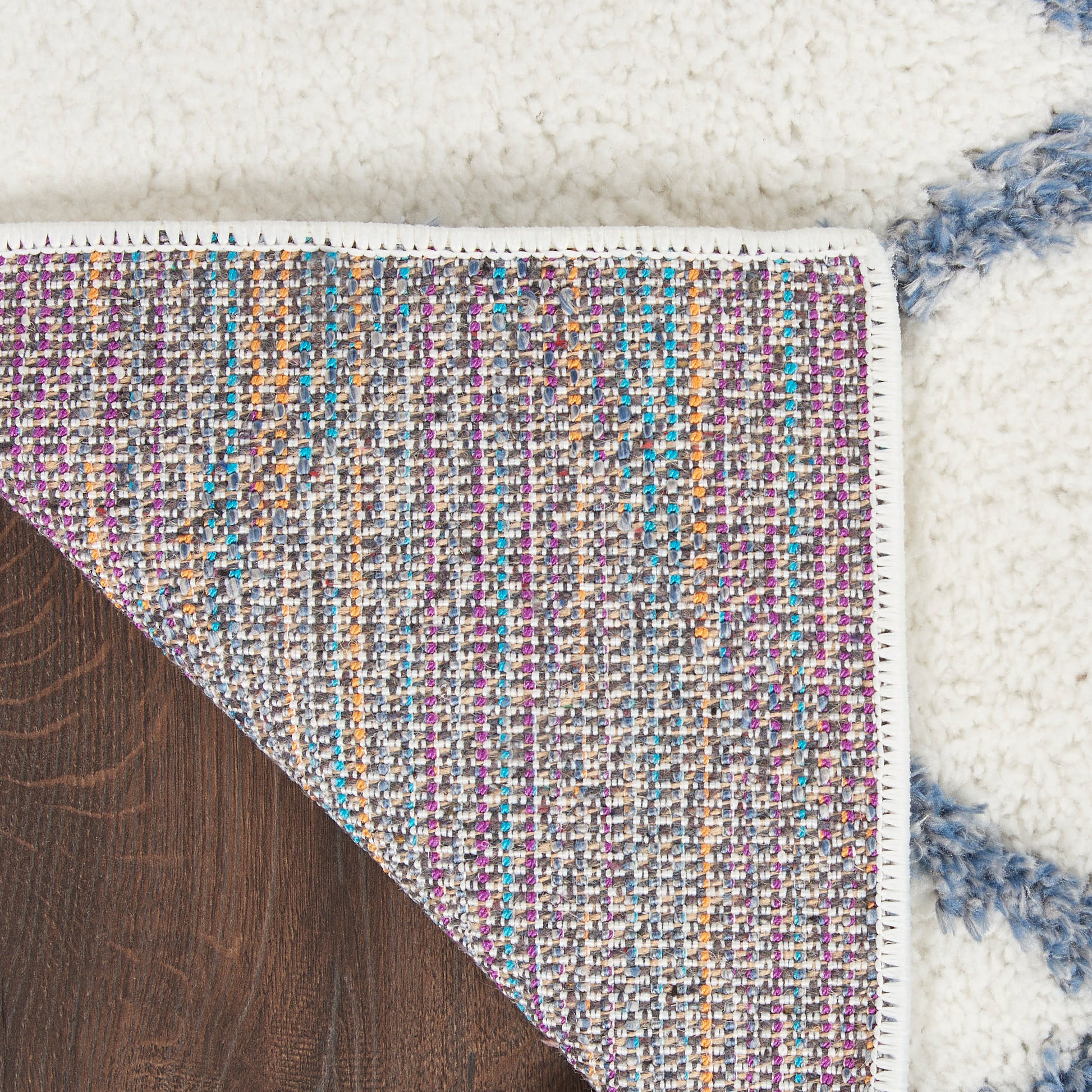 Nourison Home Feather Soft  Ivory Blue  Contemporary