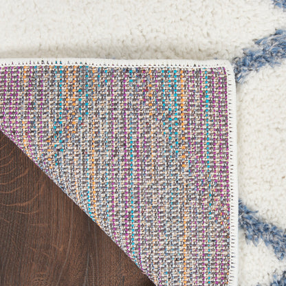 Nourison Home Feather Soft  Ivory Blue  Contemporary