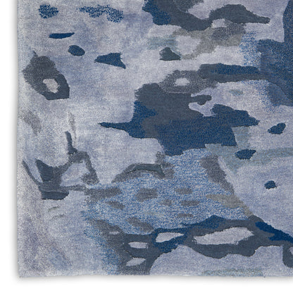 Nourison Home Prismatic  Blue  Contemporary