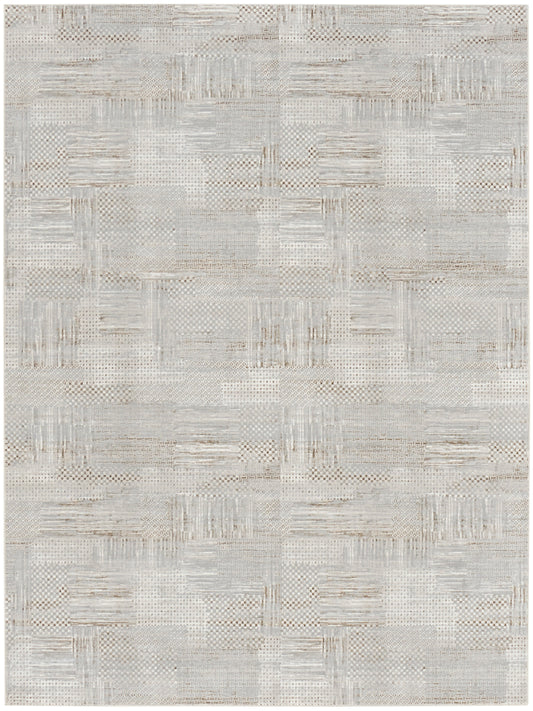 Nourison Home Glitz  Silver Grey  Contemporary