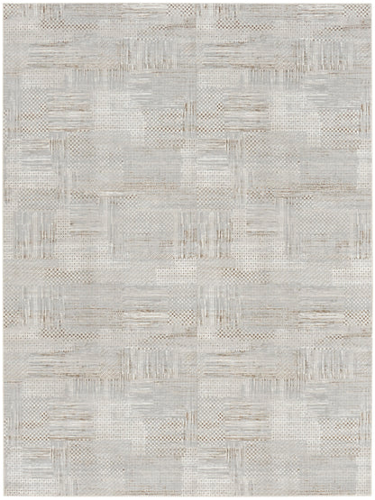 Nourison Home Glitz  Silver Grey  Contemporary