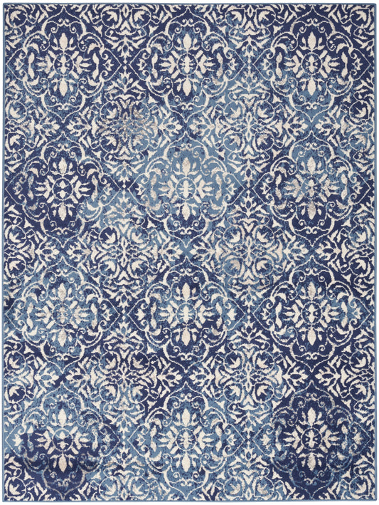 Nourison Home Jubilant  Navy Ivory  Contemporary