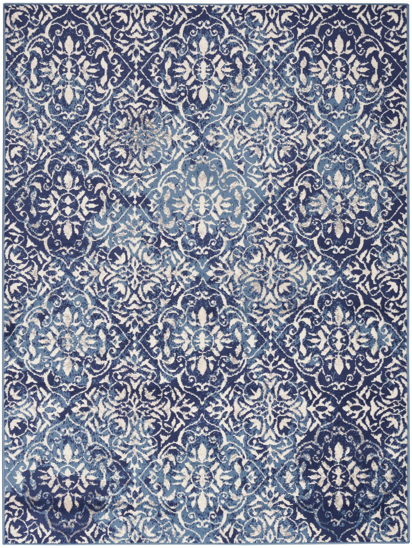 Nourison Home Jubilant  Navy Ivory  Contemporary