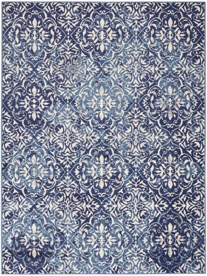 Nourison Home Jubilant  Navy Ivory  Contemporary