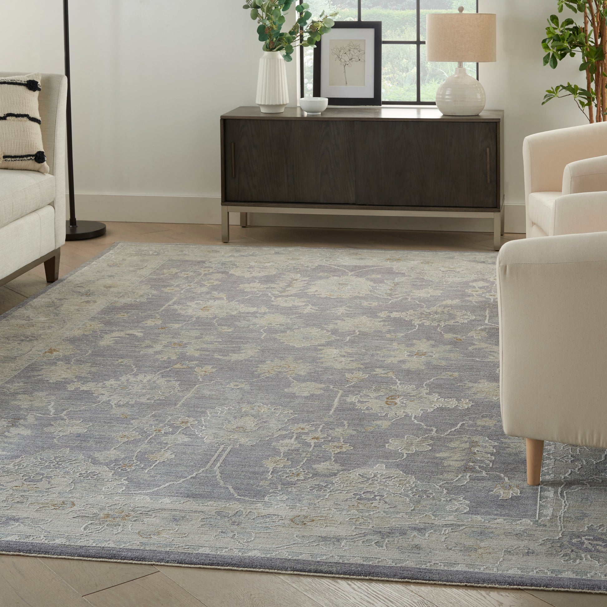 Nourison Home Infinite  Charcoal  Traditional