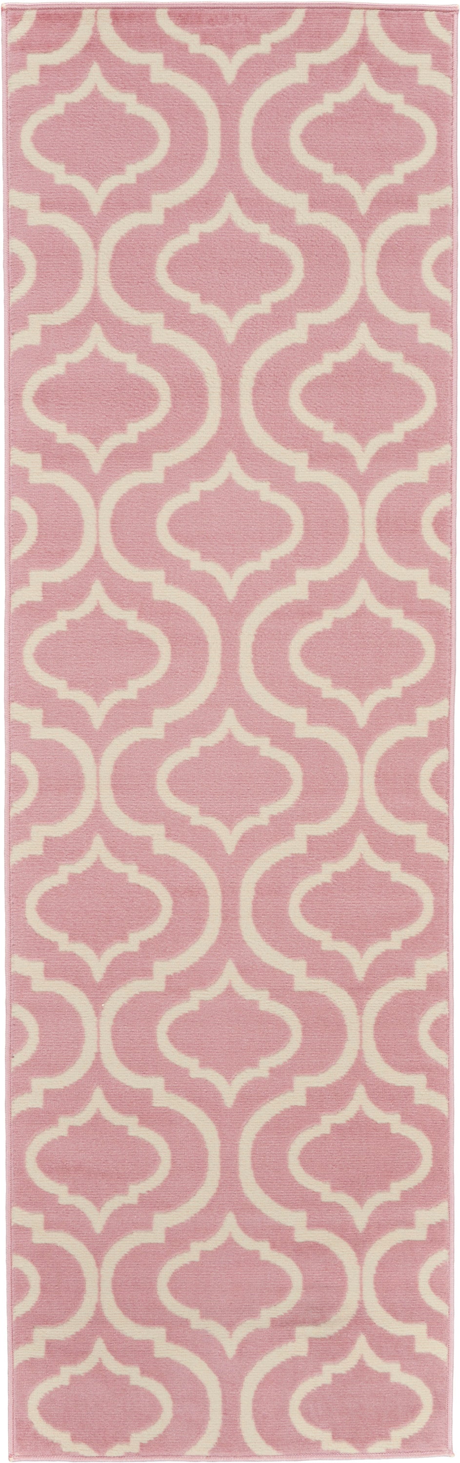 Nourison Home Jubilant JUB19 Pink Transitional Power-loomed Rug