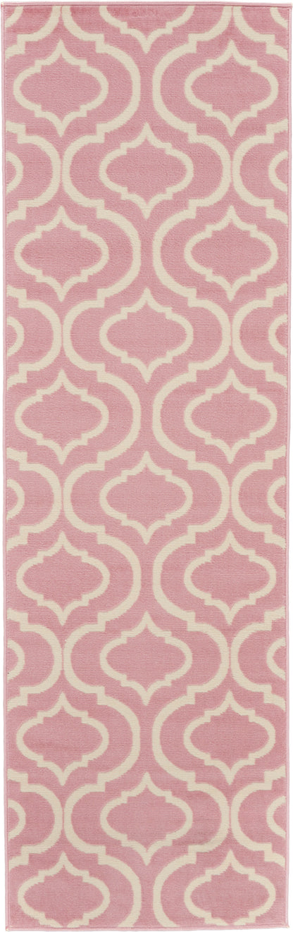 Nourison Home Jubilant JUB19 Pink Transitional Power-loomed Rug