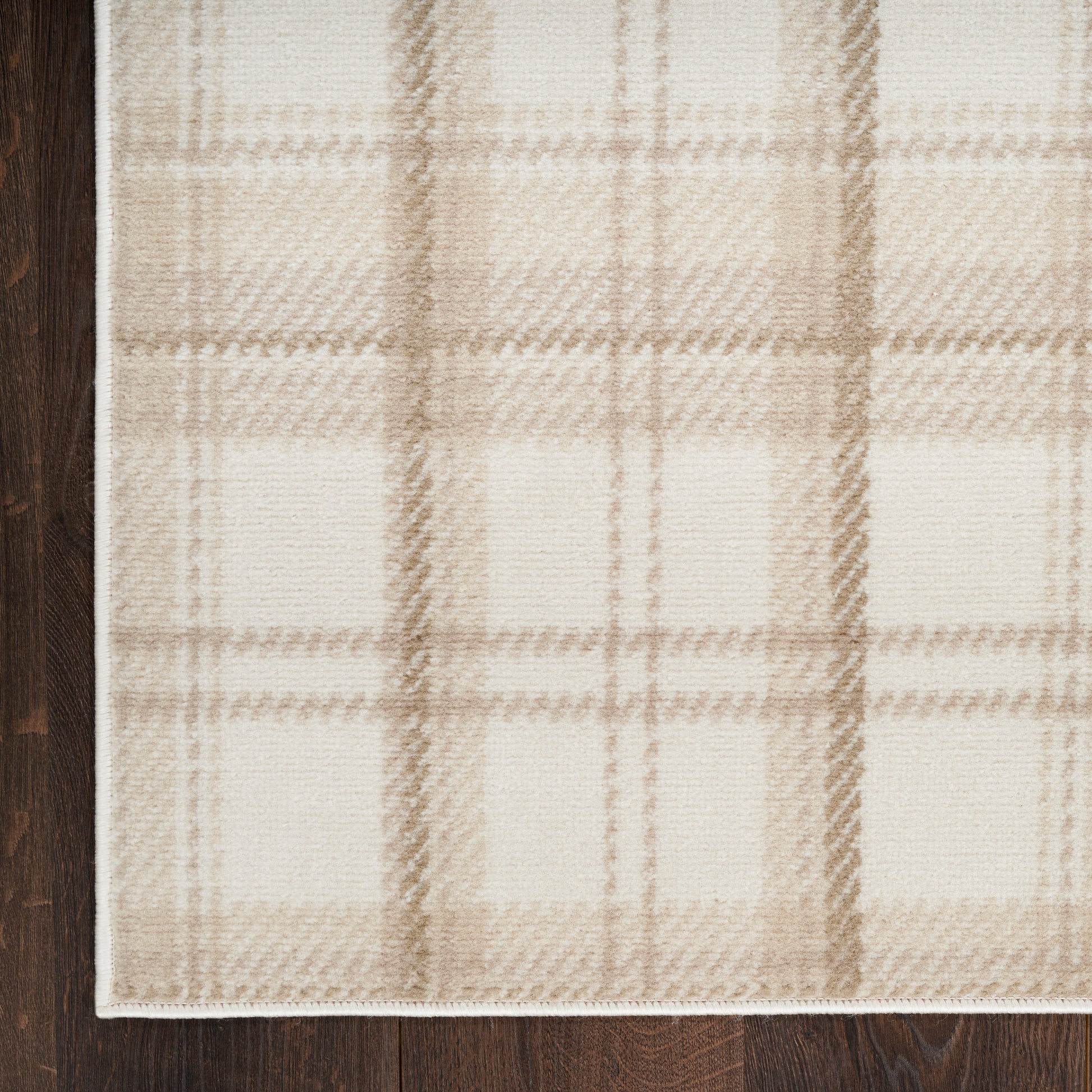 Nourison Home Grafix  Ivory Beige  Contemporary