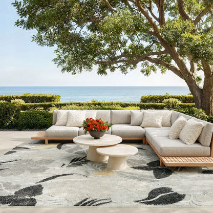 Nourison Home Suncoast  Grey  Contemporary