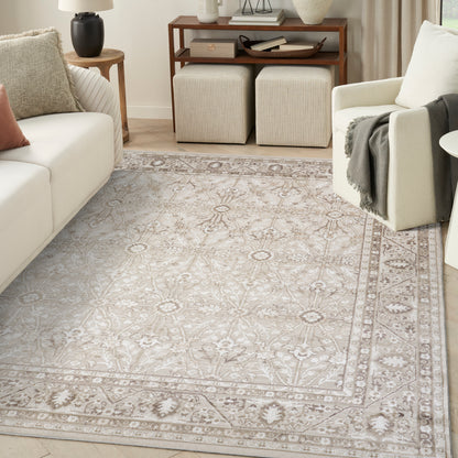 Nourison Home Dekor  Ivory Brown  Traditional