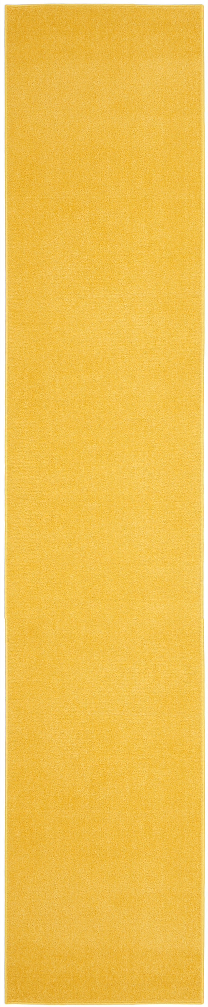 Nourison Home Nourison Essentials NRE01 Yellow Contemporary Power-loomed Rug