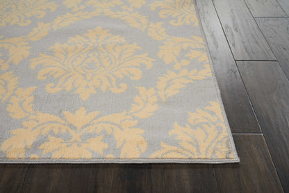 Nourison Home Grafix  Grey  Transitional
