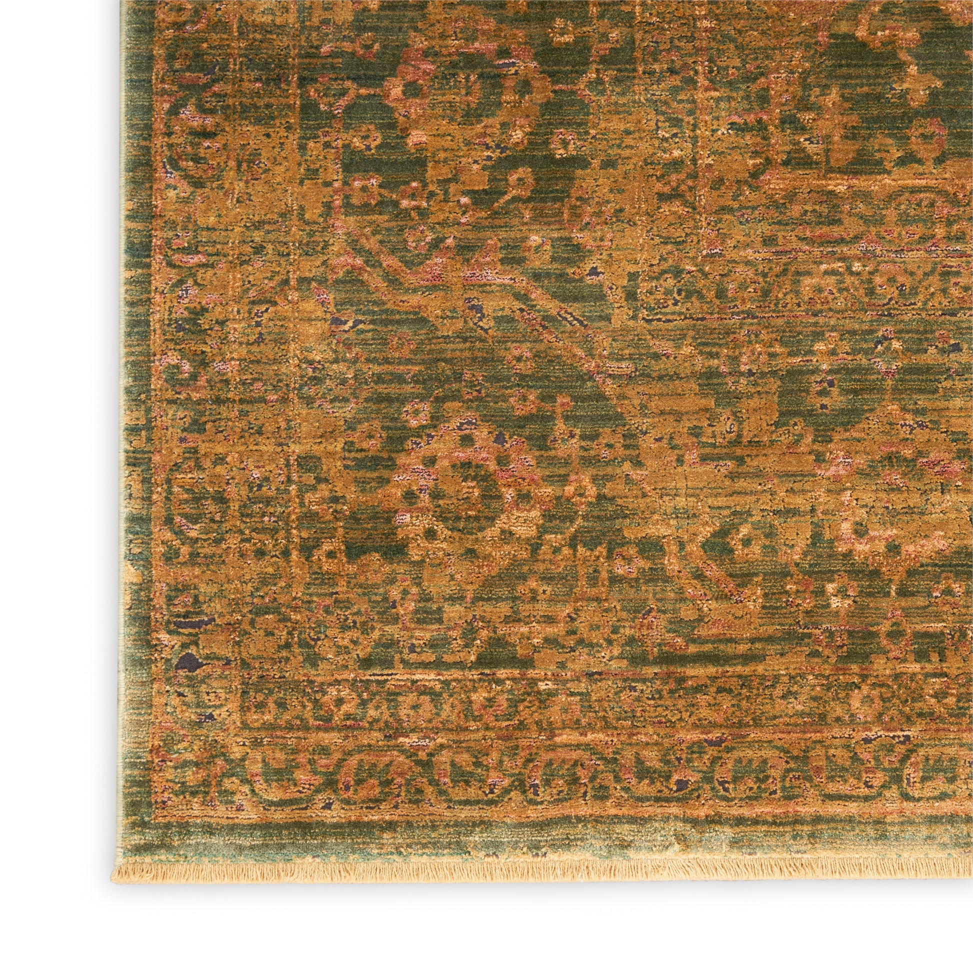 Nourison Home Luxurious  Olive  Traditional