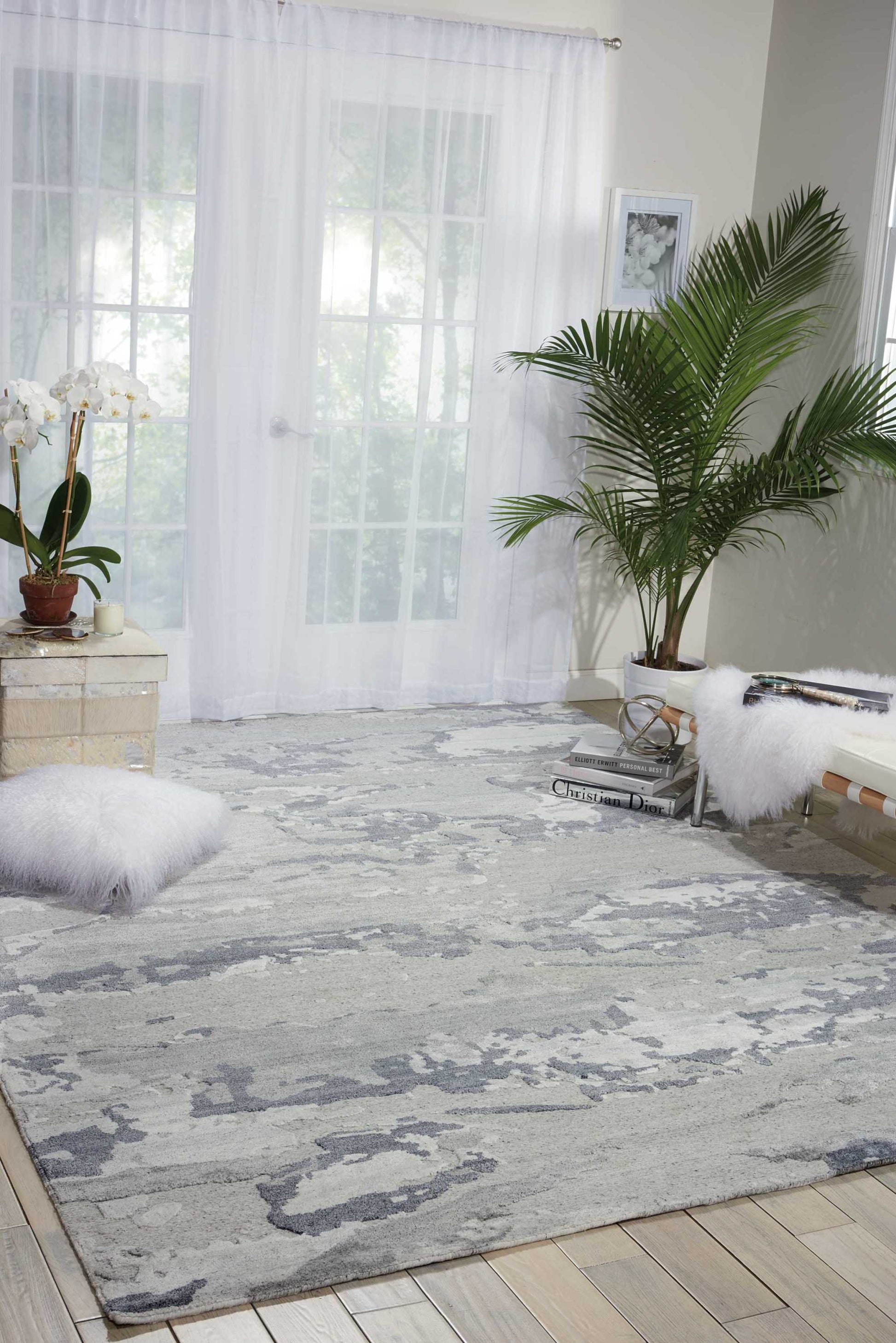 Nourison Home Divine  Slate  Contemporary