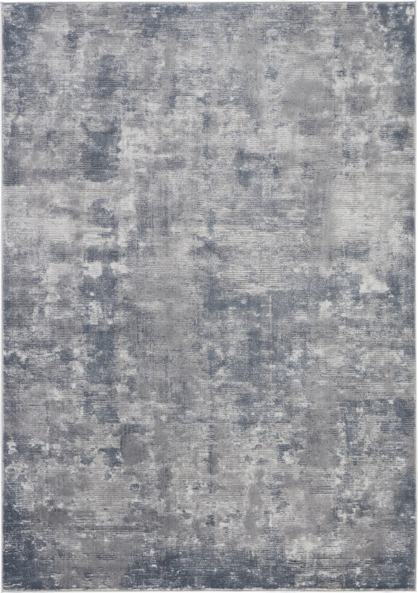 Nourison Home Rustic Textures RUS05 Grey Contemporary Power-loomed Rugs