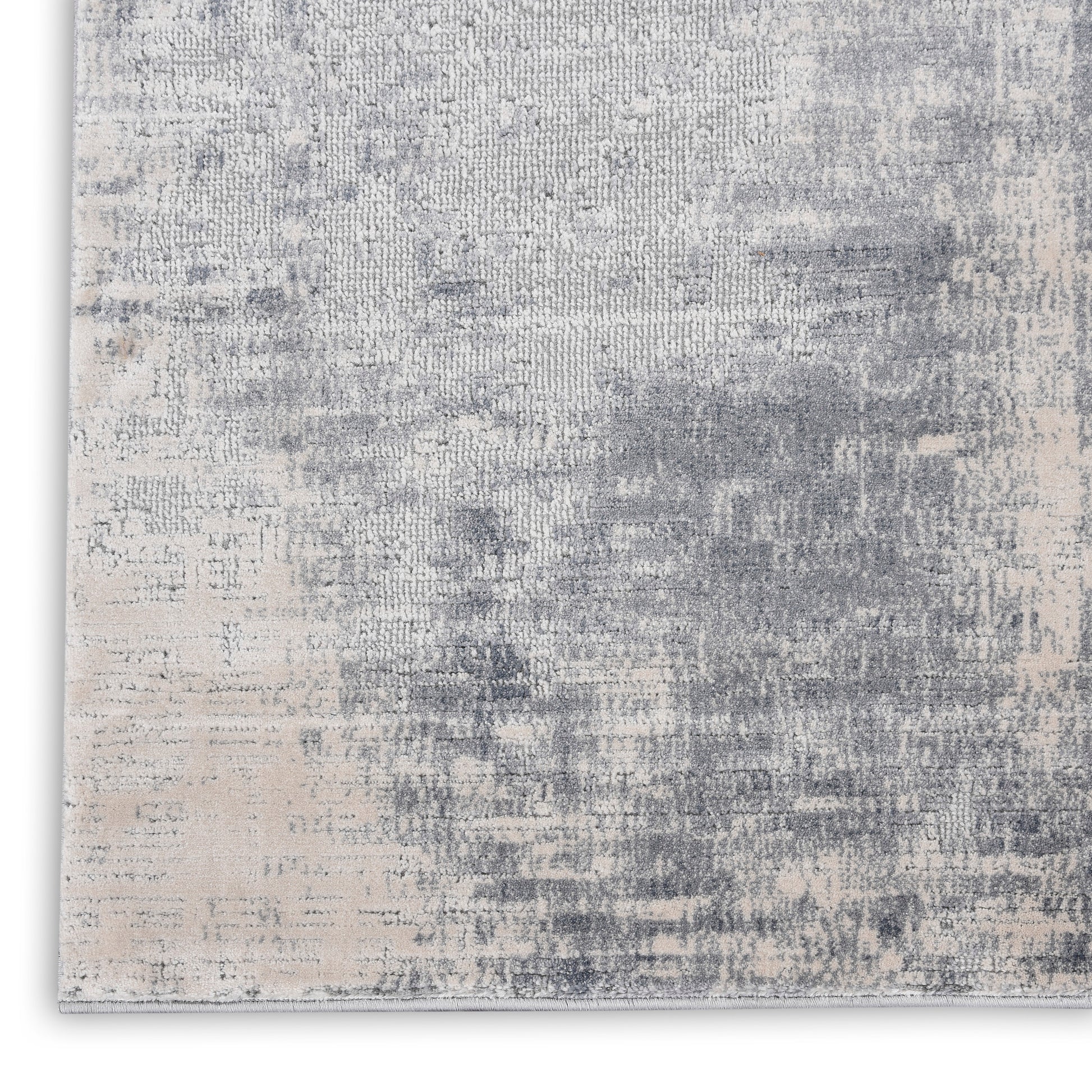 Nourison Home Rustic Textures  Blue Ivory  Contemporary