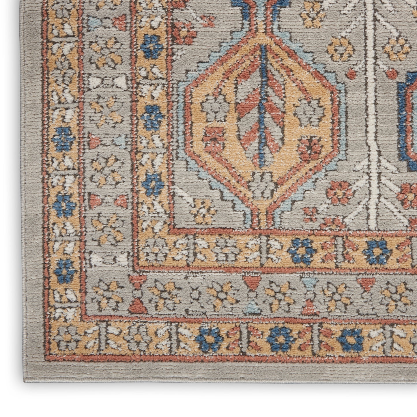 Nourison Home Quarry  Grey Multicolor  Contemporary