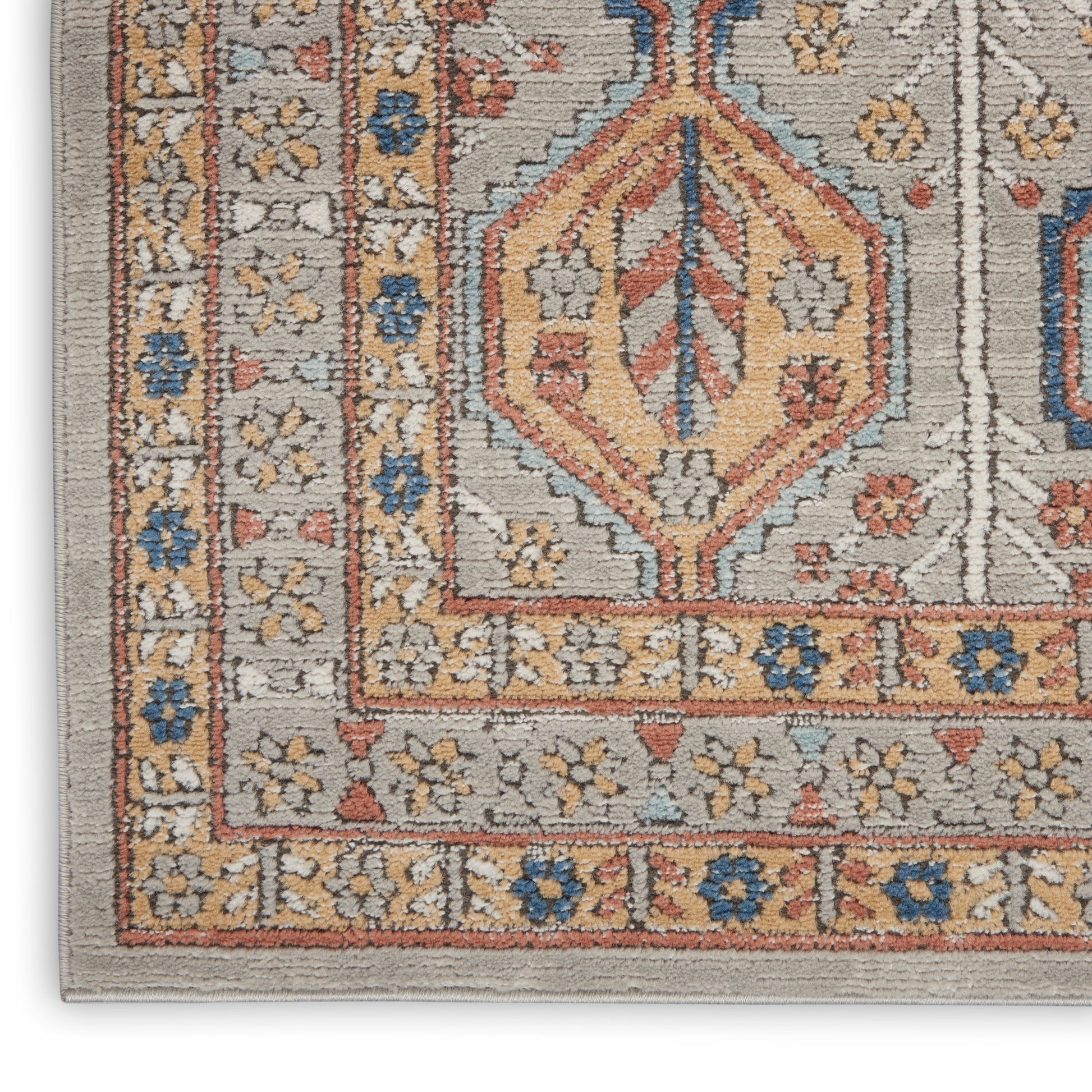 Nourison Home Quarry  Grey Multicolor  Contemporary