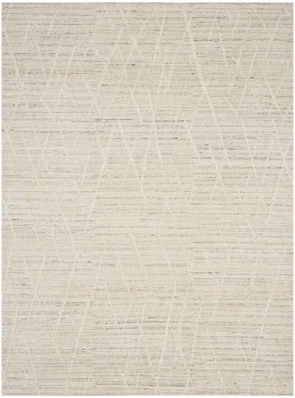 Nourison Home OCEAN OCP02 Pearl Contemporary Knotted Rugs