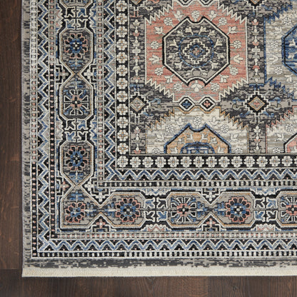 Nourison Home Starry Nights  Grey Navy  Traditional