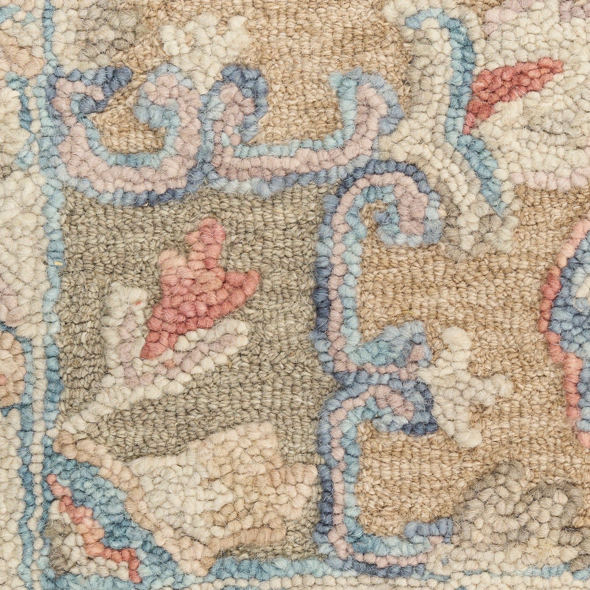 Nourison Home Maison  Green Ivory  Traditional