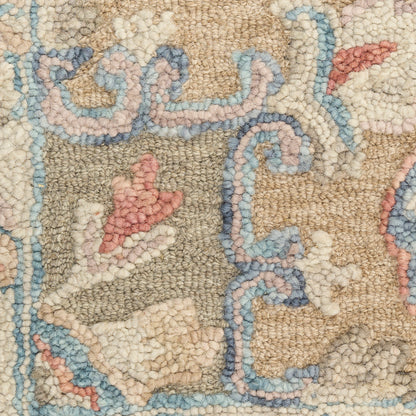 Nourison Home Maison  Green Ivory  Traditional