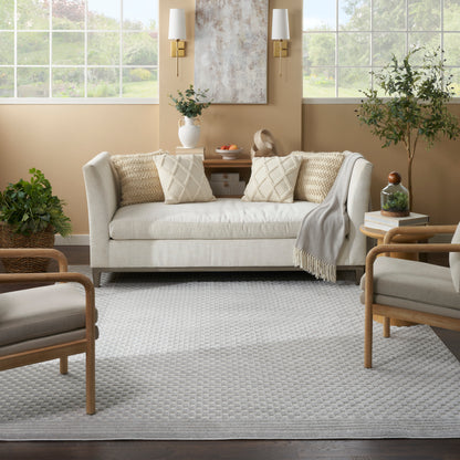 Nourison Home Care Free  Light Grey  Contemporary