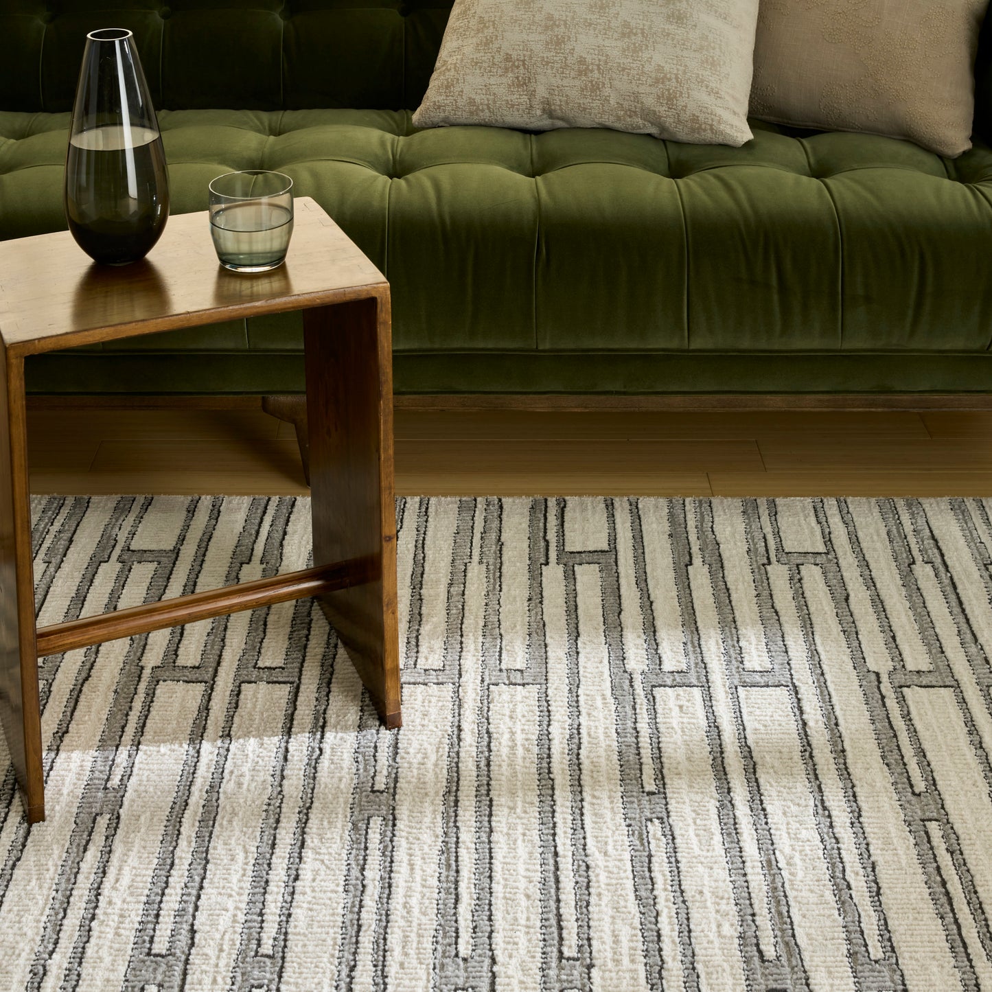 Nourison Home Nordic  Ivory Grey  Contemporary