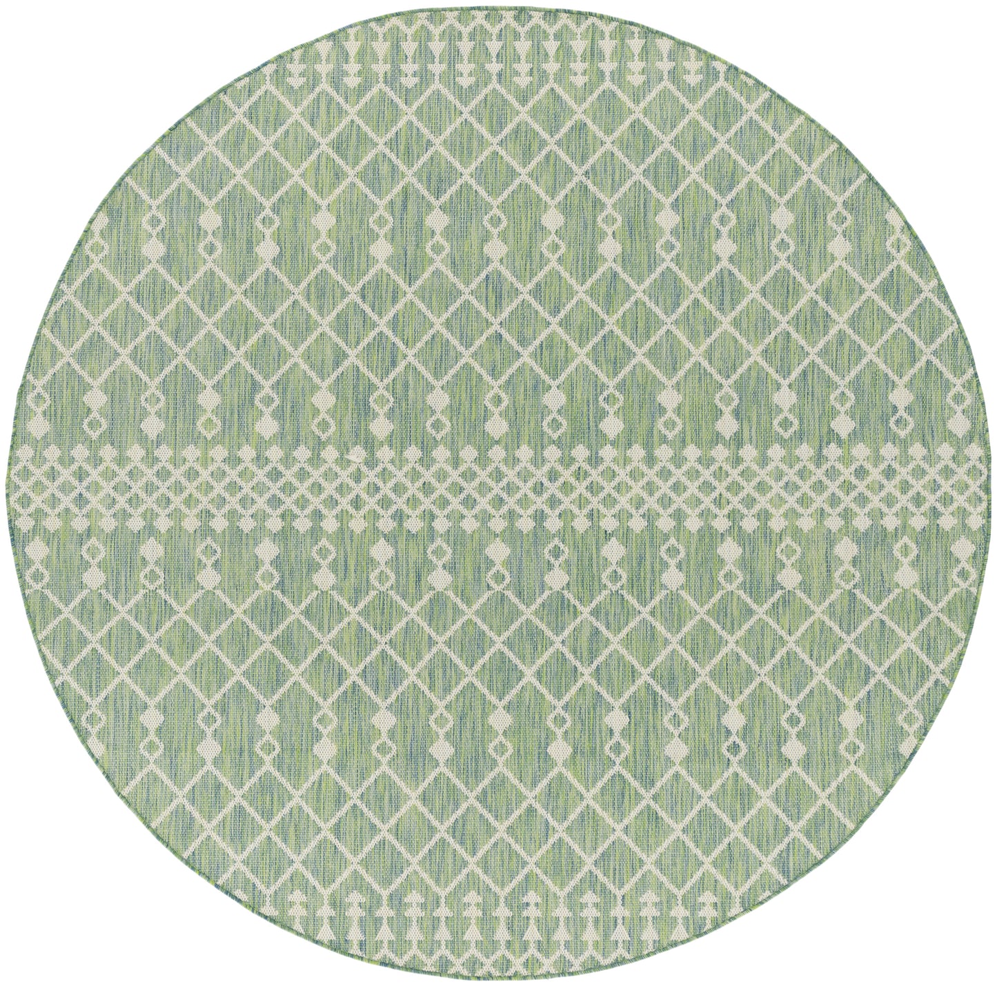 Nourison Home Positano POS02 Blue Green Contemporary Power-loomed Rug