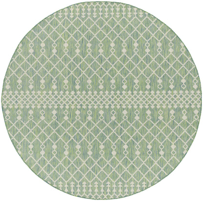 Nourison Home Positano POS02 Blue Green Contemporary Power-loomed Rug