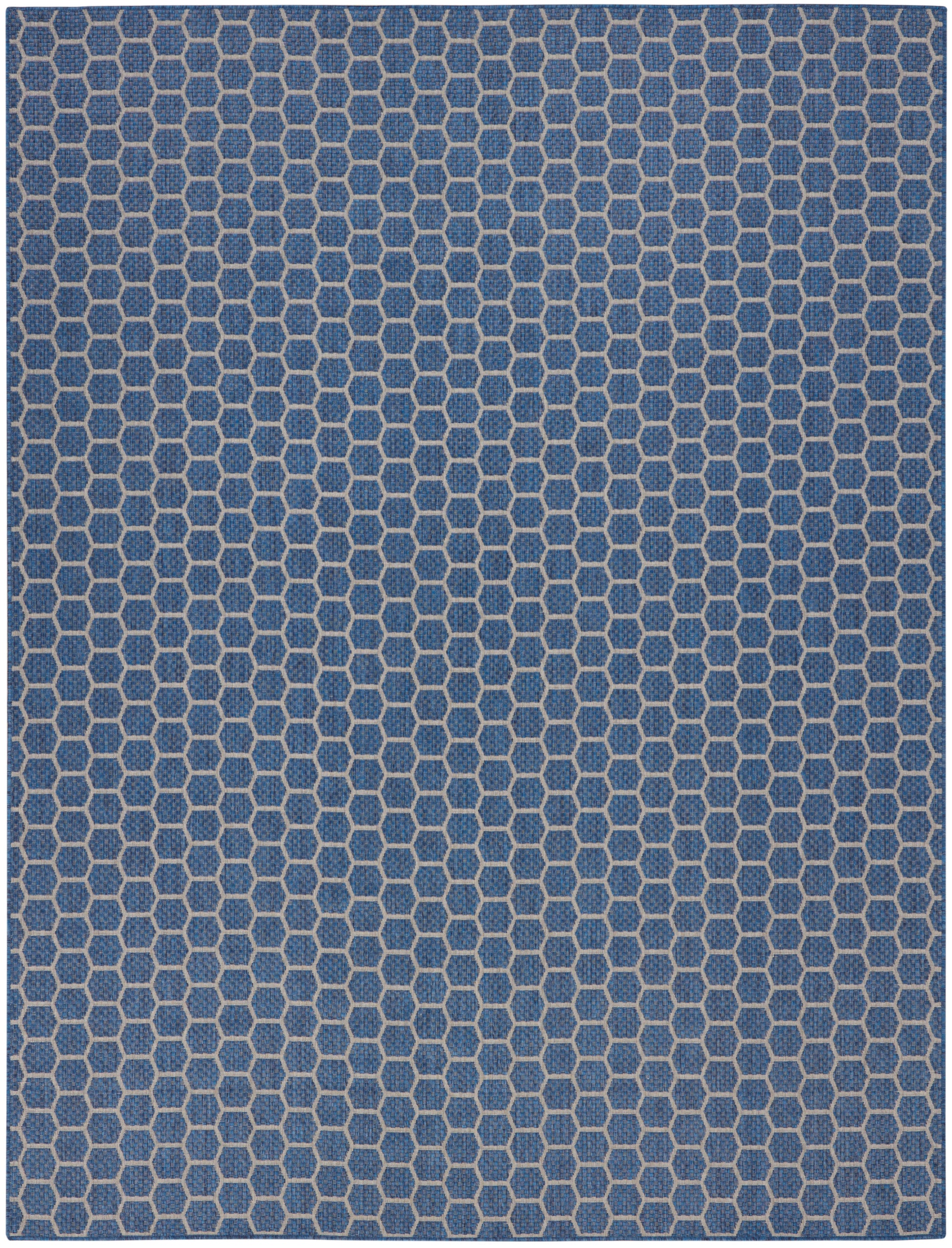 Nourison Home Twist Reversible  Blue  Contemporary