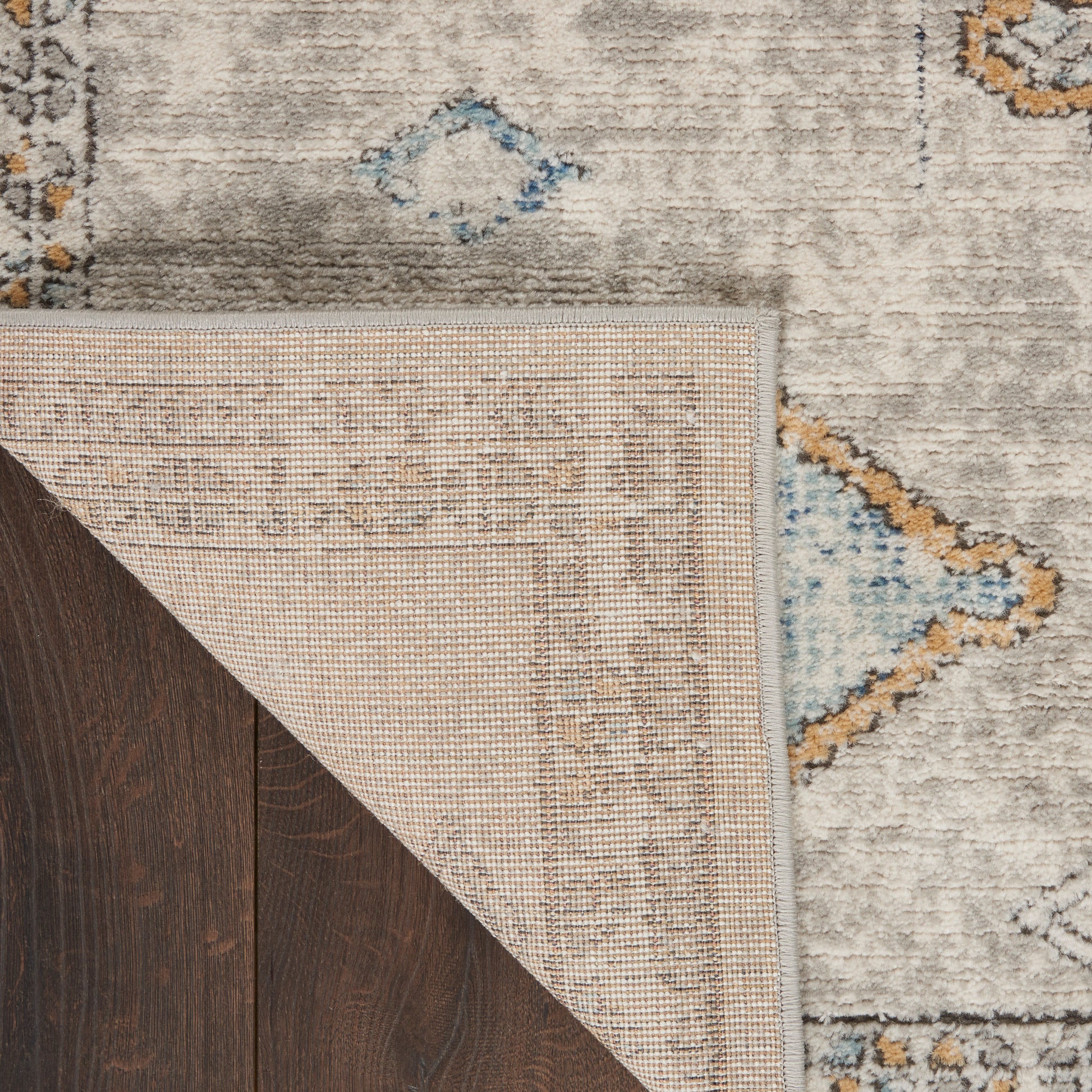 Nourison Home Quarry  Ivory Grey Blue  Contemporary
