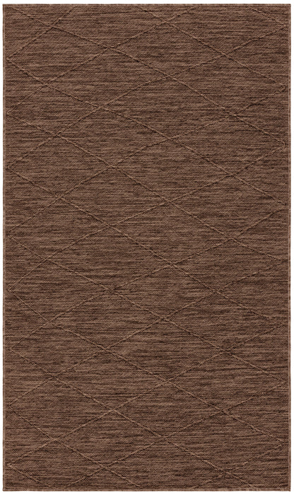 Nourison Home Washable Solutions WSL01 Mocha Contemporary Power-loomed Rug