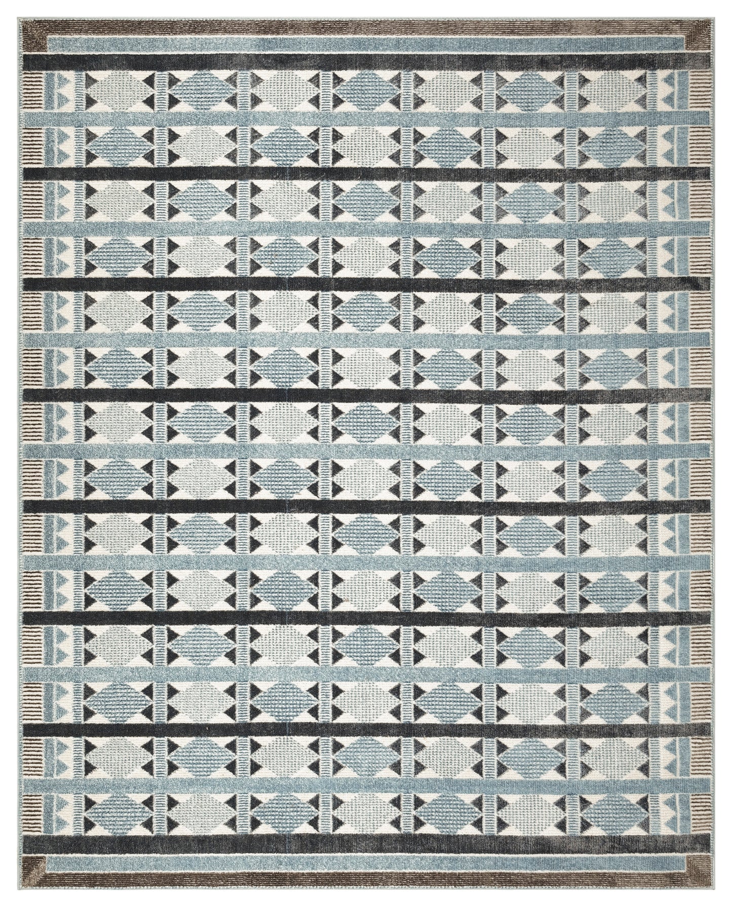 Nourison Home Nordic  Blue  Contemporary