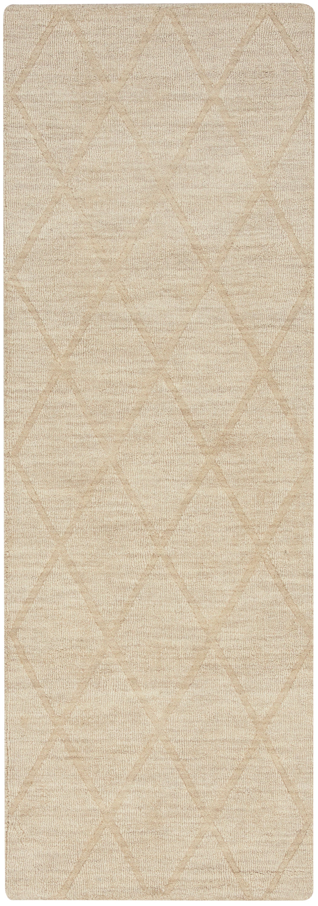Nourison Home Wool Haven WOH01 Beige Contemporary Hand Woven Rug