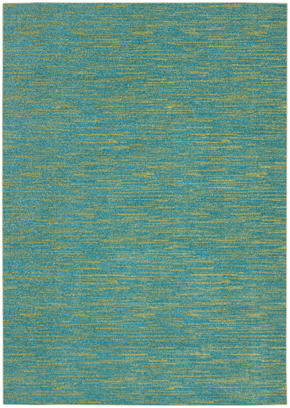 Nourison Home Nourison Essentials NRE01 Blue Green Contemporary Power-loomed Rug