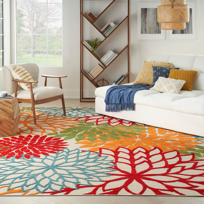 Nourison Home Aloha  Green  Contemporary