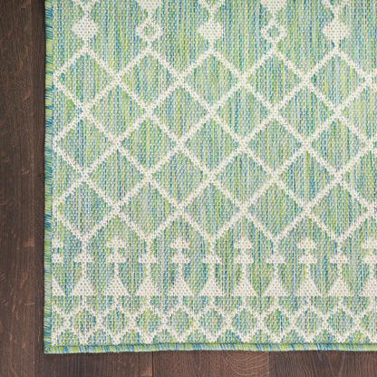 Nourison Home Positano  Blue Green  Contemporary