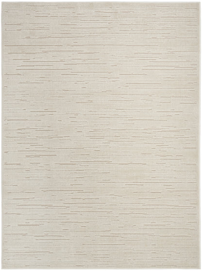 Nourison Home Care Free CAF04 Beige Contemporary Loom-woven Rug