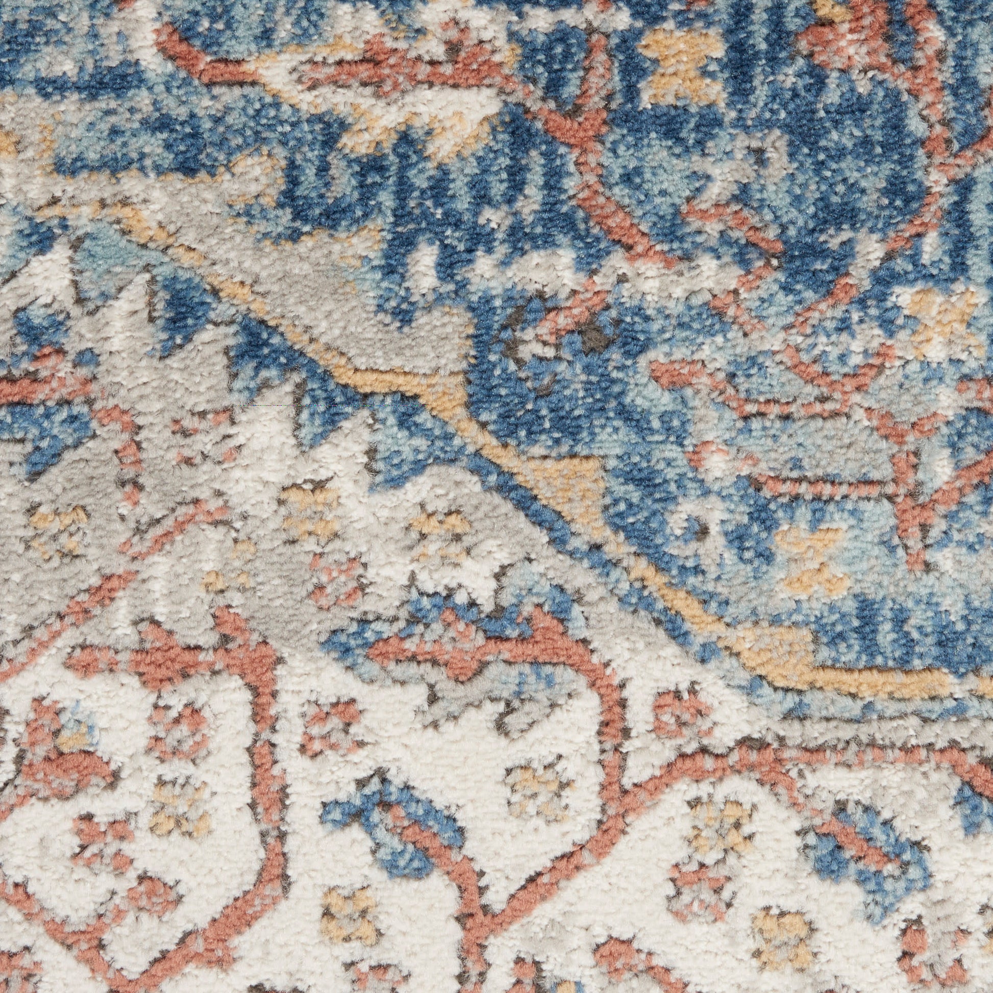 Nourison Home Quarry  Blue Grey  Traditional