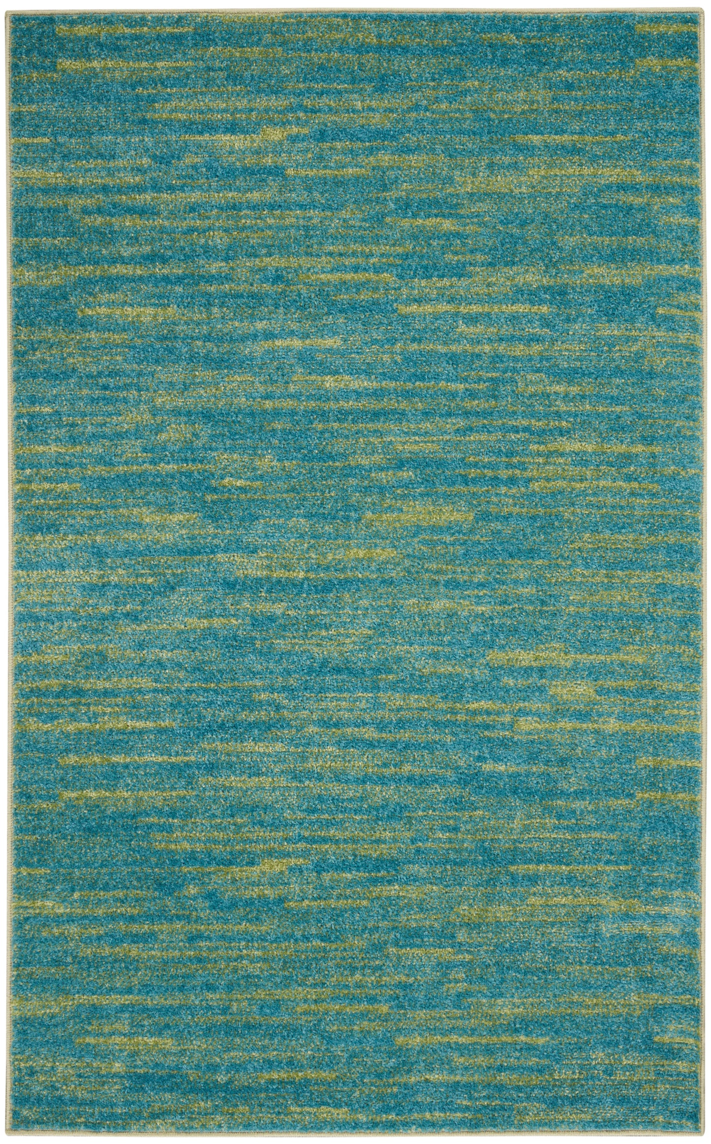 Nourison Home Nourison Essentials NRE01 Blue Green Contemporary Power-loomed Rug